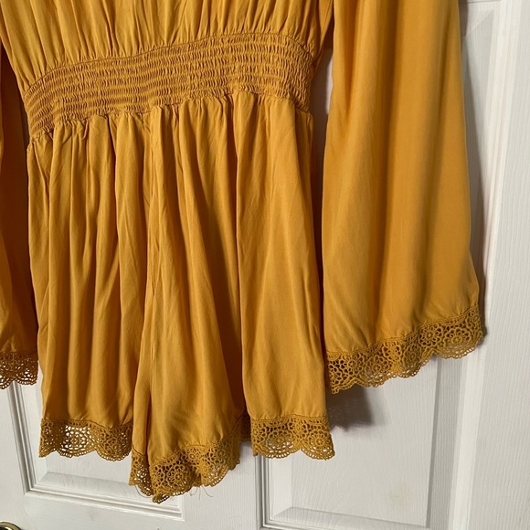 Yellow Boho Romper - Picture 8 of 9